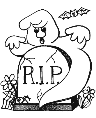 halloween ghost coloring pages