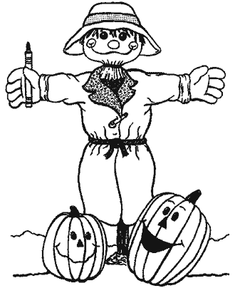 halloween coloring page