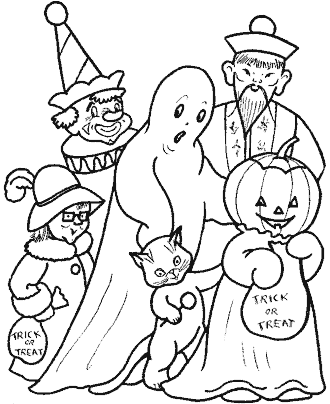 halloween coloring page