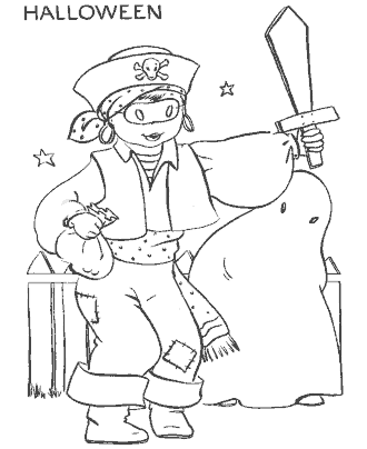 halloween coloring page