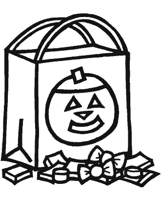 preschool halloween coloring page