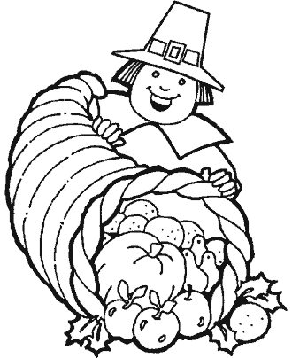 cornucopia coloring pages