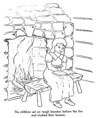 thanksgiving pilgrim coloring pages