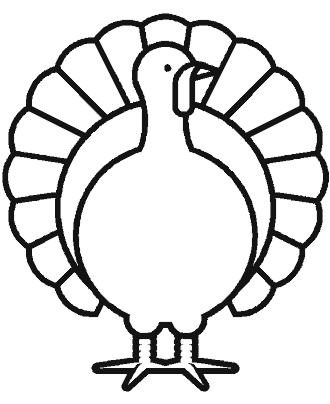 thanksgiving preschool coloring page