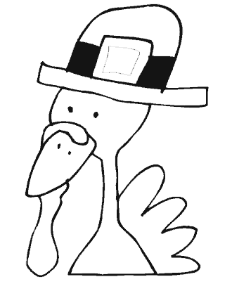 thanksgiving preschool coloring page