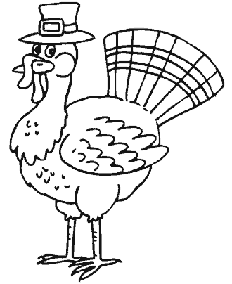 turkey coloring page