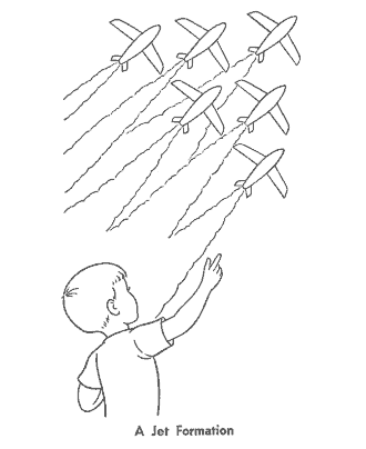 airplane coloring page