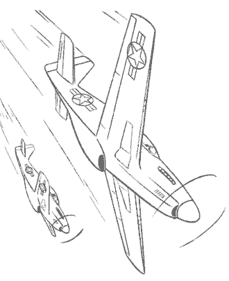 airplane coloring page