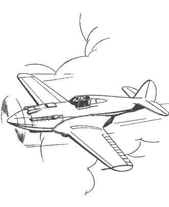 airplanes coloring page