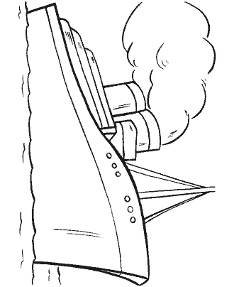 boats coloring page