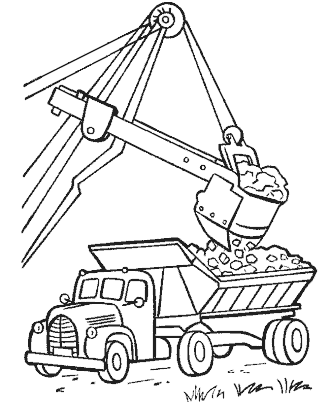 truck coloring pages