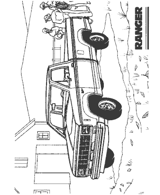 truck coloring page