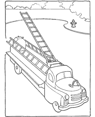 truck coloring page