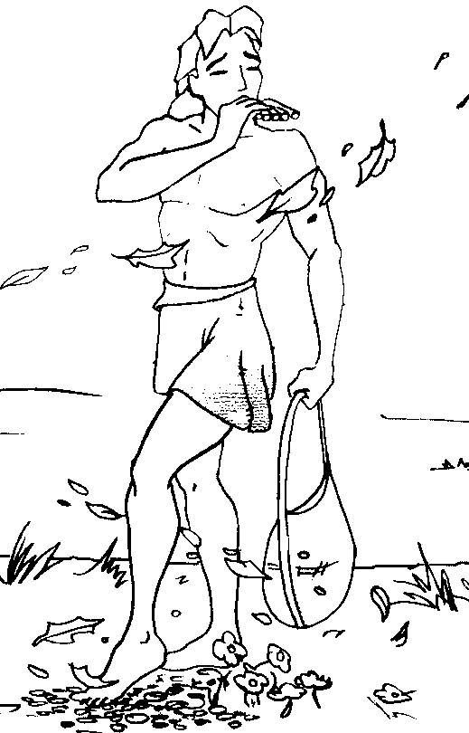 kokopelli coloring pages